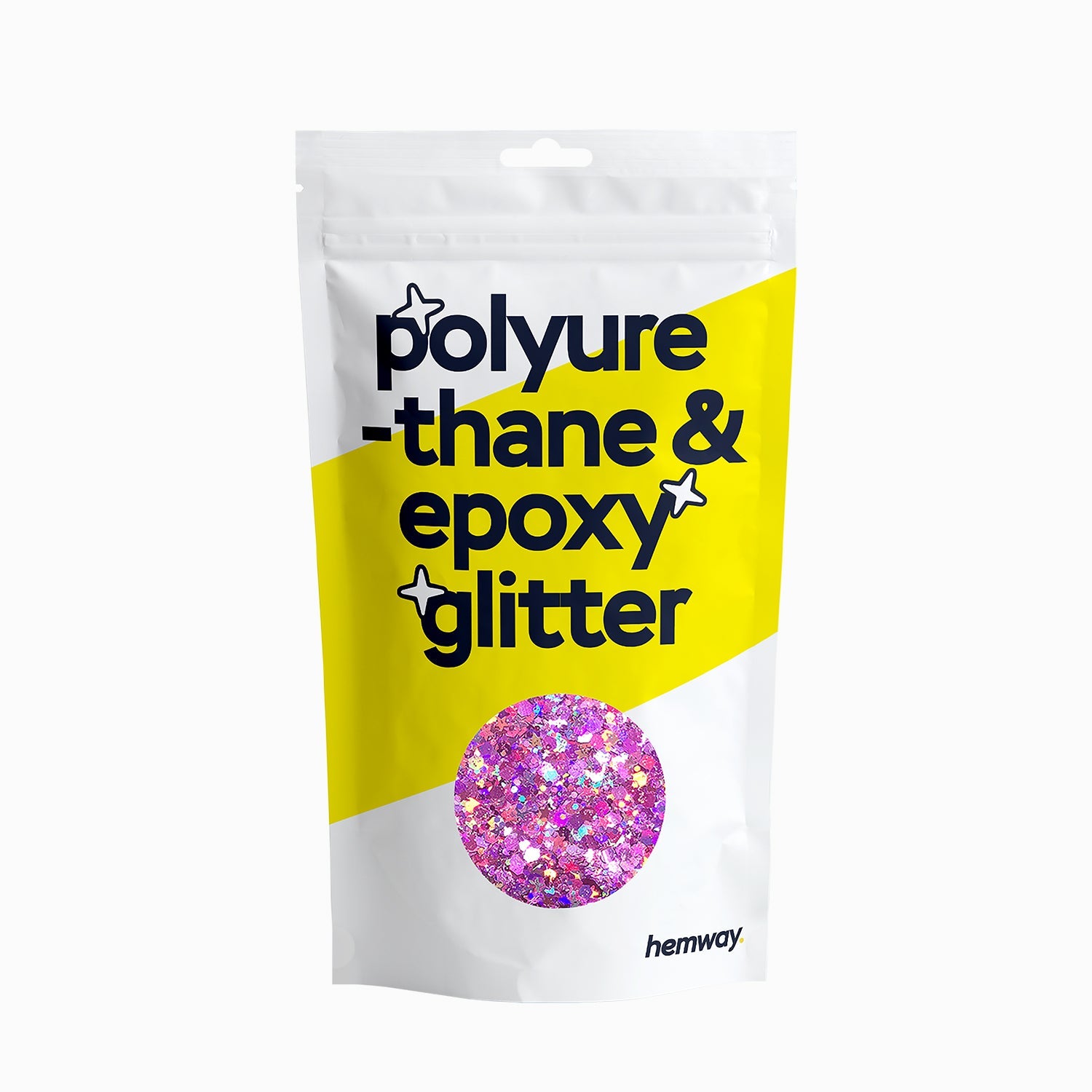  Hemway Glitter Paint Additive Sample - Rose Pink